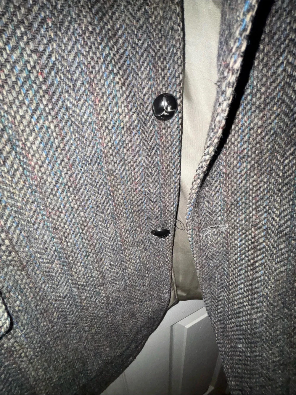 PENDLETON Vtg Western Suit Jacket Gray Blazer Men's Sz 46L USA Made Wool